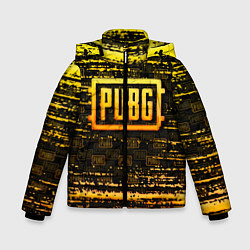 Куртка зимняя для мальчика PUBG ПАБГ, цвет: 3D-черный