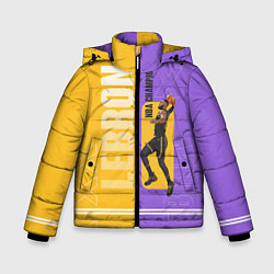 Куртка зимняя для мальчика LeBron, цвет: 3D-черный