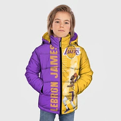 Куртка зимняя для мальчика Леброн NBA, цвет: 3D-красный — фото 2