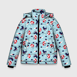 Зимняя куртка для мальчика Hockey Pattern
