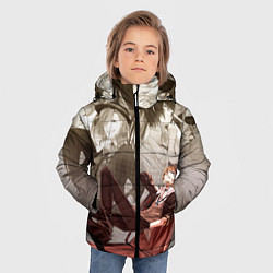 Куртка зимняя для мальчика Чуя Накахара, цвет: 3D-светло-серый — фото 2
