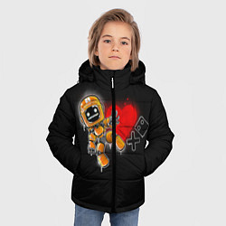 Куртка зимняя для мальчика K-VRC Love Death and Robots, цвет: 3D-красный — фото 2