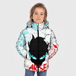 Куртка зимняя для мальчика СОН ДЖИН ВУ SOLO LEVELING, цвет: 3D-красный — фото 2