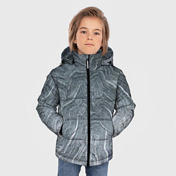 Куртка зимняя для мальчика Negative Waves, цвет: 3D-черный — фото 2