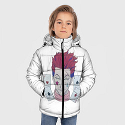 Куртка зимняя для мальчика Хисока Мороу, цвет: 3D-черный — фото 2