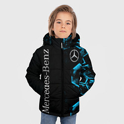 Куртка зимняя для мальчика Mercedes Мерседес Неон, цвет: 3D-красный — фото 2