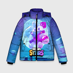 Куртка зимняя для мальчика Сквик Squeak Brawl Stars, цвет: 3D-черный