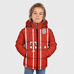 Куртка зимняя для мальчика Роберт Левандовски 9, цвет: 3D-черный — фото 2