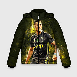 Куртка зимняя для мальчика Cristiano Ronaldo Juventus, цвет: 3D-красный