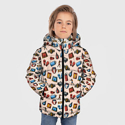 Куртка зимняя для мальчика Box, цвет: 3D-черный — фото 2