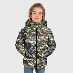 Куртка зимняя для мальчика Камуфляж для рыбака, цвет: 3D-черный — фото 2