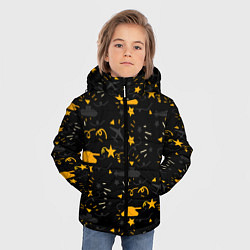 Куртка зимняя для мальчика День победы, цвет: 3D-черный — фото 2