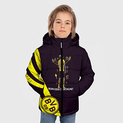 Куртка зимняя для мальчика Холанд Боруссия, цвет: 3D-черный — фото 2
