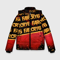 Куртка зимняя для мальчика Far Cry 6, цвет: 3D-черный