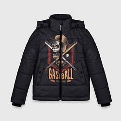 Куртка зимняя для мальчика BASEBALL, цвет: 3D-черный