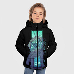 Куртка зимняя для мальчика Cyber Pubg Кибер Мопс, цвет: 3D-черный — фото 2