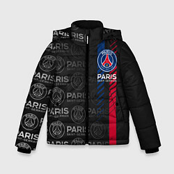 Куртка зимняя для мальчика ФК ПСЖ PARIS SAINT GERMAIN, цвет: 3D-черный