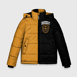 Куртка зимняя для мальчика Brakebills University, цвет: 3D-черный