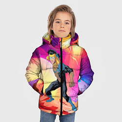 Куртка зимняя для мальчика Марк Грэйсон Неуязвимый, цвет: 3D-черный — фото 2