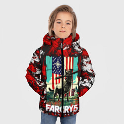 Куртка зимняя для мальчика Farcry5, цвет: 3D-черный — фото 2