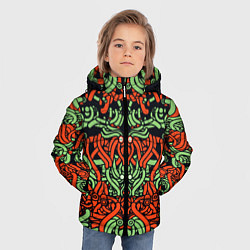 Куртка зимняя для мальчика Щупальца пришельца, цвет: 3D-черный — фото 2