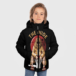 Куртка зимняя для мальчика THE DUDE Big Lebowski, цвет: 3D-черный — фото 2