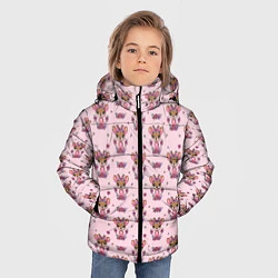 Куртка зимняя для мальчика Милая олениха, цвет: 3D-черный — фото 2