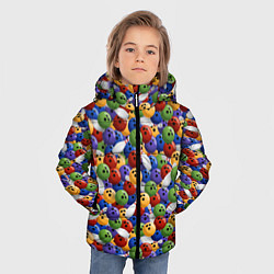 Куртка зимняя для мальчика Боулинг, цвет: 3D-светло-серый — фото 2