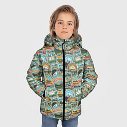 Куртка зимняя для мальчика Альпинизм, цвет: 3D-черный — фото 2