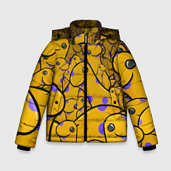 Куртка зимняя для мальчика Nessy, цвет: 3D-светло-серый