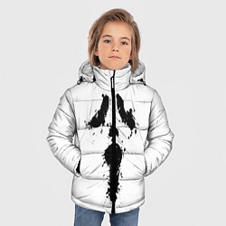 Куртка зимняя для мальчика Крик - Ghost Face, цвет: 3D-черный — фото 2