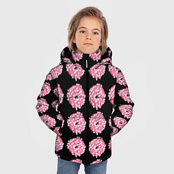 Куртка зимняя для мальчика Пончики с маршмеллоу, цвет: 3D-черный — фото 2