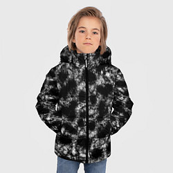 Куртка зимняя для мальчика Множество лиц, цвет: 3D-черный — фото 2