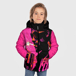 Куртка зимняя для мальчика Тайлер Дёрден с динамитом, цвет: 3D-черный — фото 2