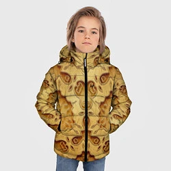 Куртка зимняя для мальчика 3D резьба по дереву, цвет: 3D-черный — фото 2