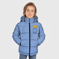 Куртка зимняя для мальчика Фри в кармане, цвет: 3D-черный — фото 2