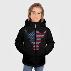 Куртка зимняя для мальчика The Bull, цвет: 3D-черный — фото 2