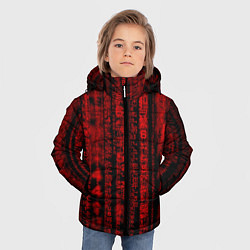 Куртка зимняя для мальчика КРАСНАЯ МАТРИЦА, цвет: 3D-светло-серый — фото 2