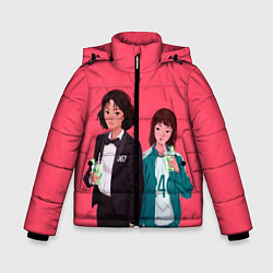 Куртка зимняя для мальчика Милахи 067 и 240, цвет: 3D-черный