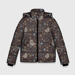 Зимняя куртка для мальчика Осенняя абстракция