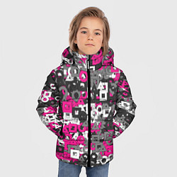 Куртка зимняя для мальчика Squid Game Camo, цвет: 3D-светло-серый — фото 2