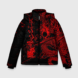 Куртка зимняя для мальчика ТОКИЙСКИЕ МСТИТЕЛИ КРАСНЫЙ ДРАКОН, цвет: 3D-красный