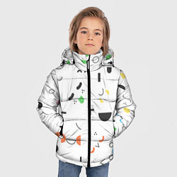 Куртка зимняя для мальчика TOCA BOCA УЗОР ФОН, цвет: 3D-черный — фото 2