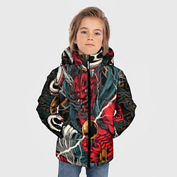 Куртка зимняя для мальчика БОГ ГРОМА РАЙДЗИН, цвет: 3D-черный — фото 2