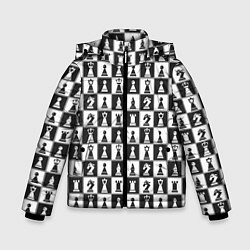 Зимняя куртка для мальчика Шахматы Шахматные Фигуры