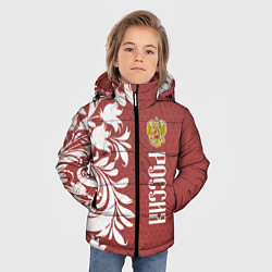 Куртка зимняя для мальчика Сборная России, цвет: 3D-светло-серый — фото 2