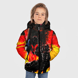 Куртка зимняя для мальчика БЕРСЕРК ОГНЕННЫЙ BERSERK, цвет: 3D-черный — фото 2