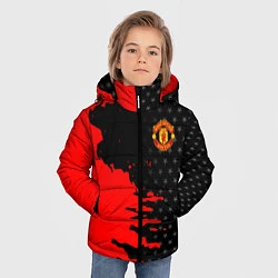 Куртка зимняя для мальчика МАНЧЕСТЕР ЮНАЙТЕД FCMU MANCHESTER UNITED RED DEVIL, цвет: 3D-светло-серый — фото 2