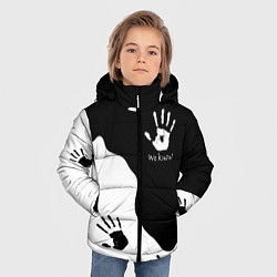 Куртка зимняя для мальчика TES WE KNOW МЫ ЗНАЕМ, цвет: 3D-светло-серый — фото 2