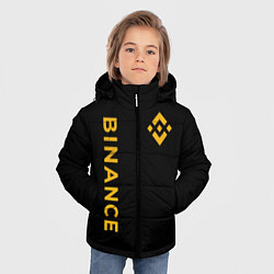 Куртка зимняя для мальчика БИНАНС ЛОГО КАРБОН BINANCE LOGO, цвет: 3D-красный — фото 2